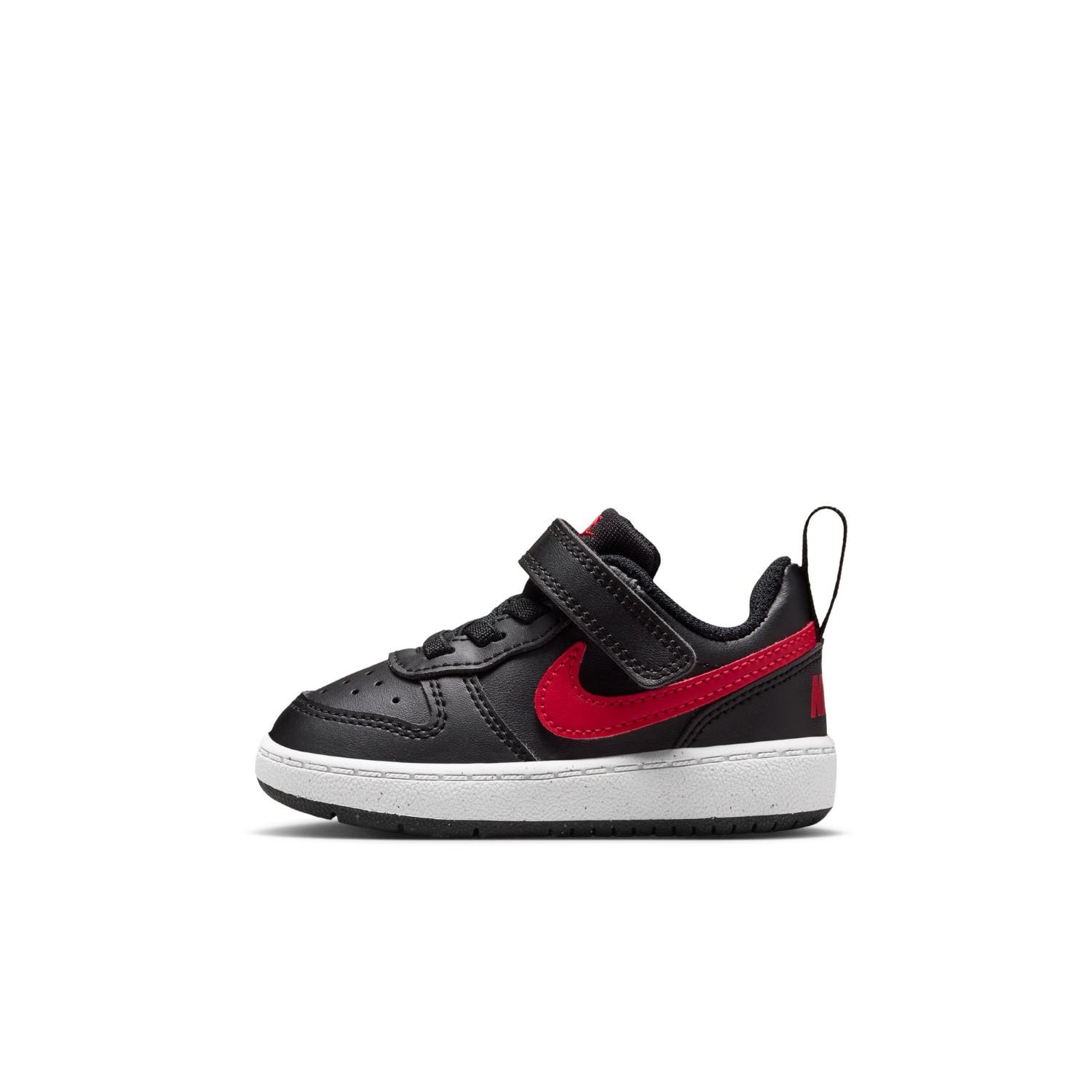 NIKE Baby Nike Court Borough Low (TD) KDV5458 020BLACK/UNVRED 12-16