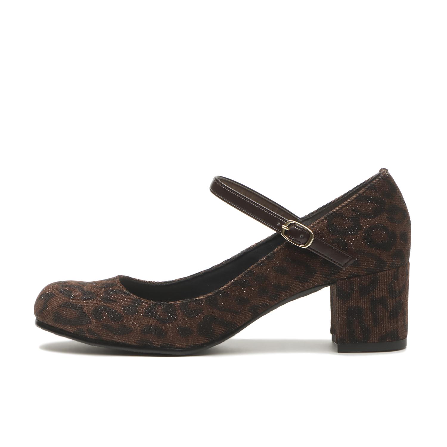 JOLI ENCORE ジョリーアンコール STRAP PPS 5 ストラップパンプス 5 JE80251 LEOPARD