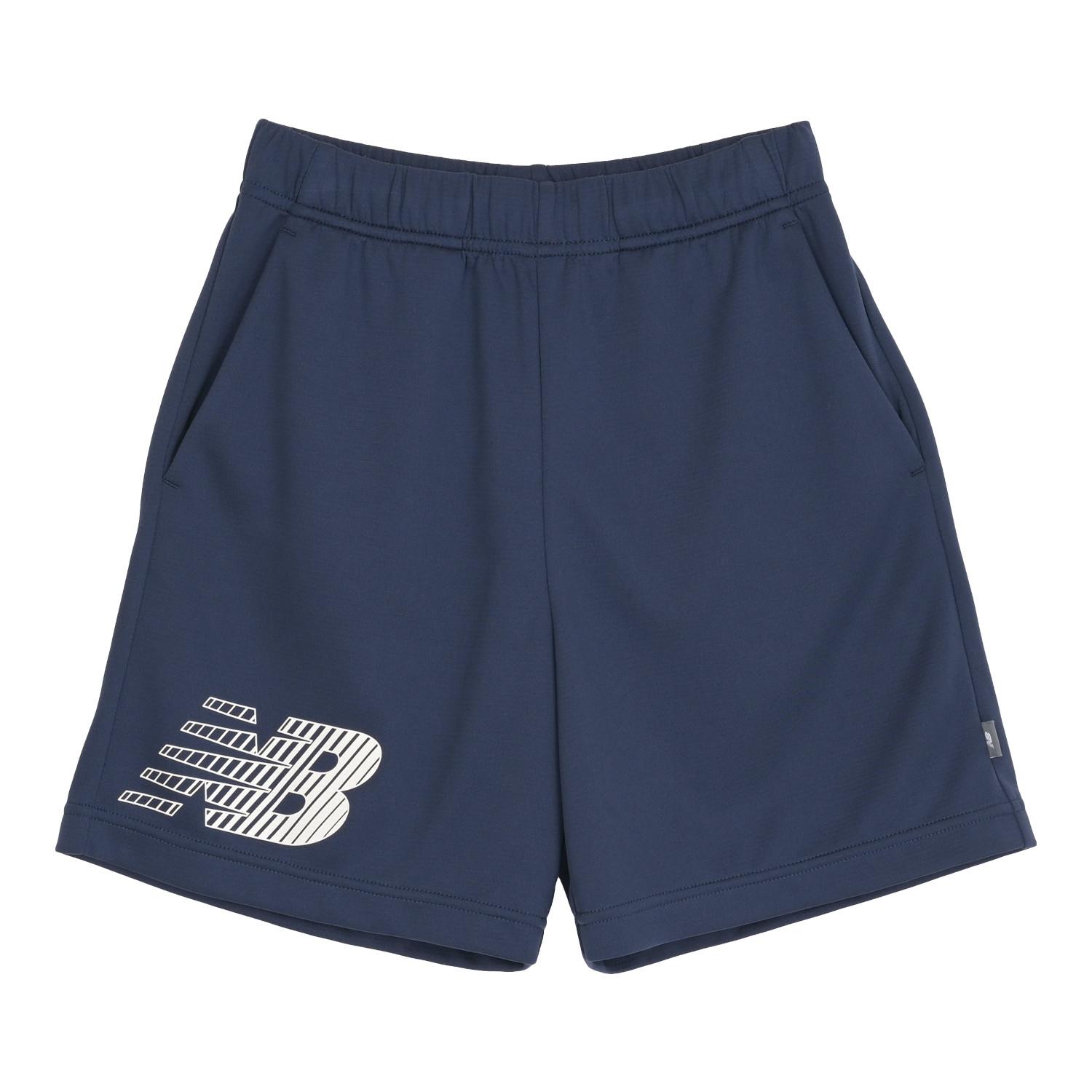 New Balance ニューバランス K ポリエステル ビッグロゴショーツ ショーツ YB6137ZYNNY NNY