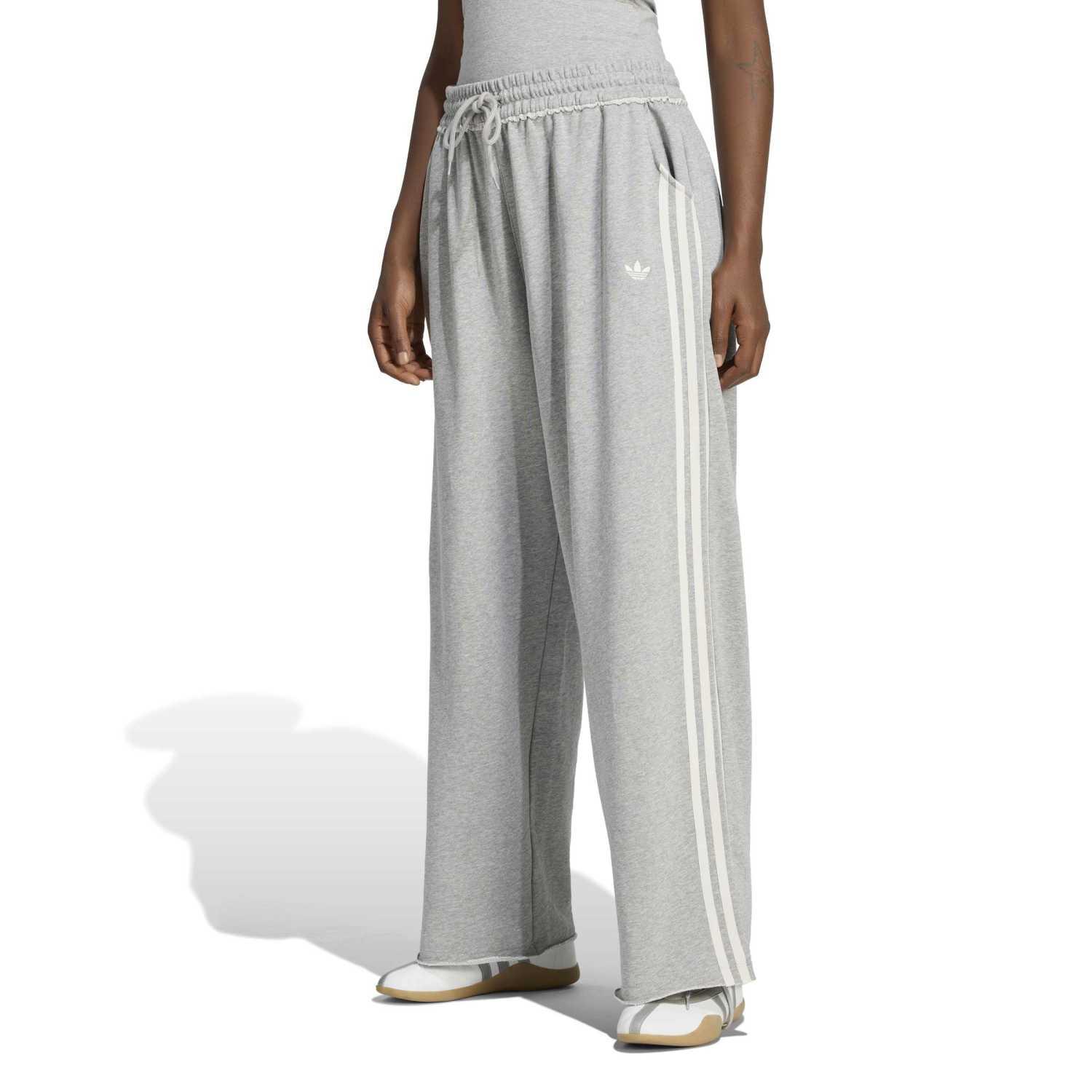 adidas アディダス W GFX SWEAT PANT(BADIGIRL) ロングパンツ LE8322 MGREYHEATHER